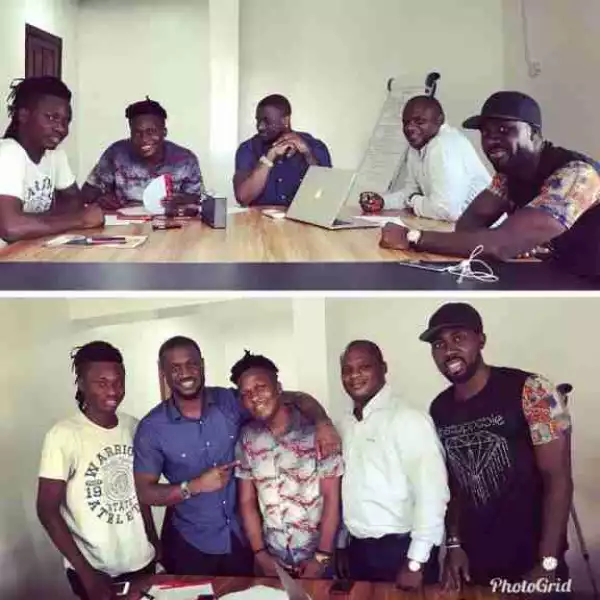 Peter Okoye Signs New Artiste To PClassic Records (Photos)
